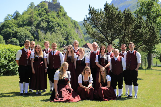 Der neu gewählte Vorstand des Musikvereins Losenstein rund um das Obmänner-Präsidium Georg Rockenschaub, Alexander Seebacher und Steve Rockenschaub.