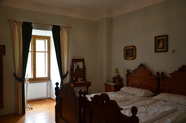 Blick ins Appartement Gräfin Juliane, wo die Großmutter gewohnt hatte