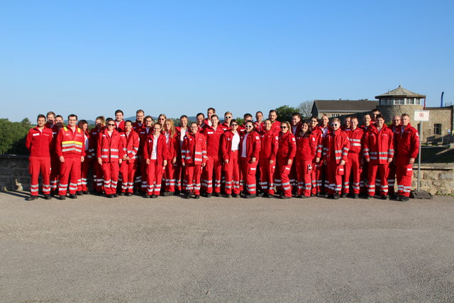 Ein großes Rotkreuzteam sorgte für die Sicherheit der tausenden Besucher.