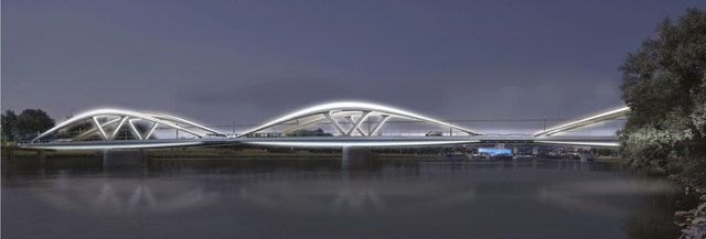 Die Eisenbahnbrücke wurde im März 2016 abgerissen. Bis Herbst 2020 soll ihre Nachfolgerin benutzbar sein. | Foto: Foto: Marc Mimram Architecte