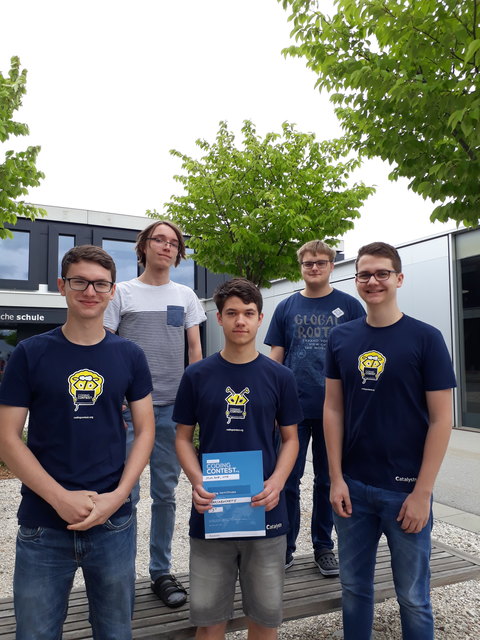 Die HTL-Schüler freuen sich über ihren Erfolg. | Foto: HTL Grieskirchen