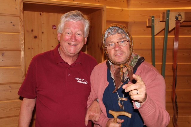 Peter Krasser konnte die Ermi-Oma in Pistorf begrüßen. | Foto: Schule Äthiopien