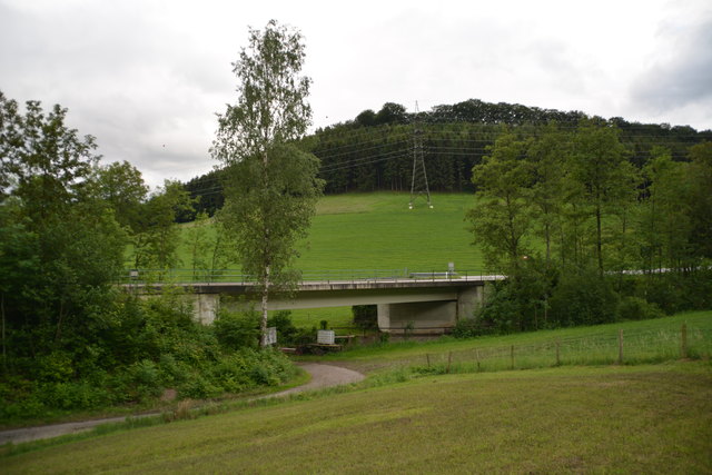 Generalsanierung in Scheibbs: Die Brücke über den Saffenbach in Brandstatt an der Bundesstraße B22 wird  instandgesetzt.