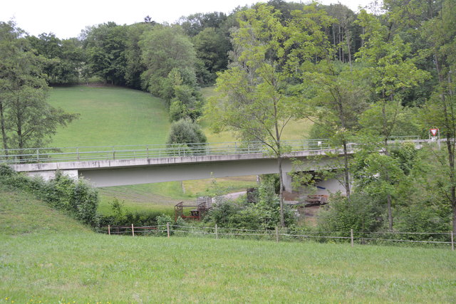 Generalsanierung in Scheibbs: Die Brücke über den Saffenbach in Brandstatt an der Bundesstraße B22 wird  instandgesetzt.