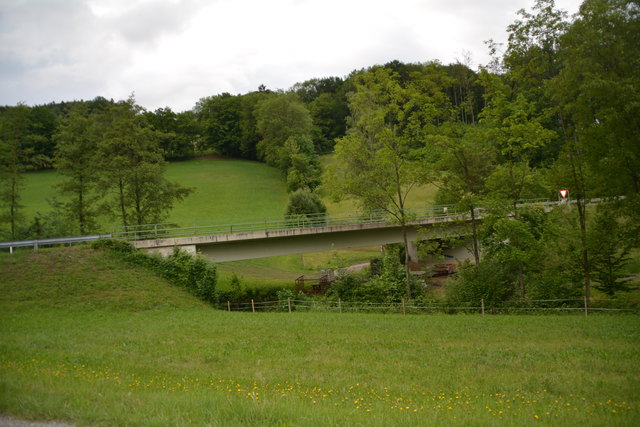 Generalsanierung in Scheibbs: Die Brücke über den Saffenbach in Brandstatt an der Bundesstraße B22 wird  instandgesetzt.