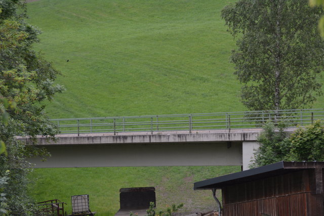 Generalsanierung in Scheibbs: Die Brücke über den Saffenbach in Brandstatt an der Bundesstraße B22 wird  instandgesetzt.