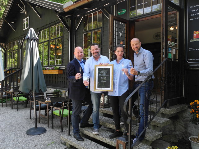 Markus Fuchs, Conrad Blanka, Brigitte Blanka, Friedrich Oelschlägel | Foto: Außenstelle Klosterneuburg