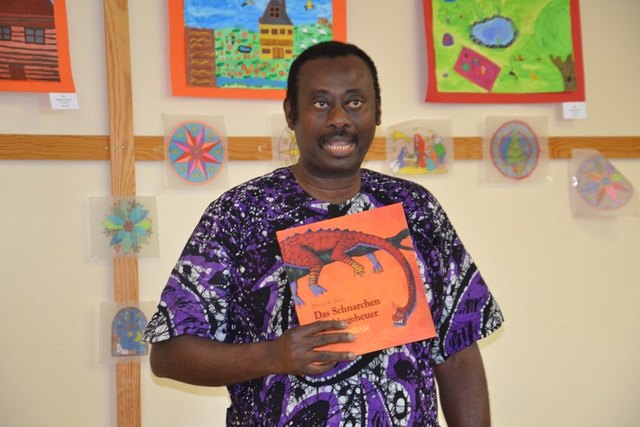 Buchpräsentation von und mit Patrick Addai in St. Stefan. | Foto: NMS St. Stefan