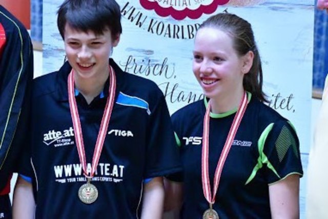 Dominik Tarmann und Nadine Kettler  Bronze im Mixeddoppel
