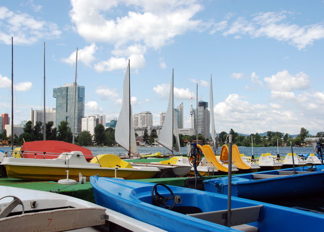 Die Saison ist eröffnet.. Wien Alte Donau
