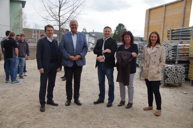 Von links: Stefan Hutter, Alois Hochedlinger, Christoph Haupert, Andrea Bauer und Luzia Hemetsberger.