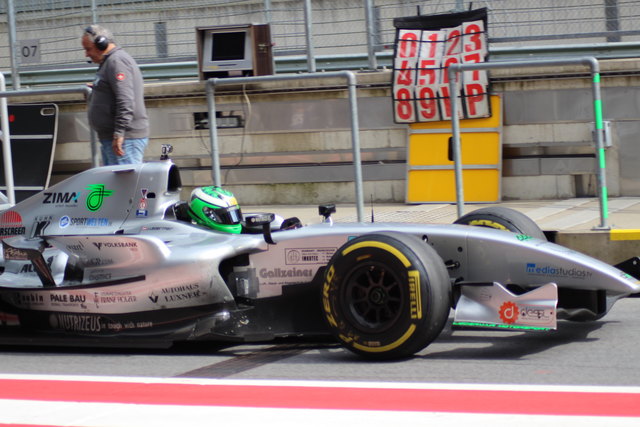 Johann Ledermair im Dallara GP 2.