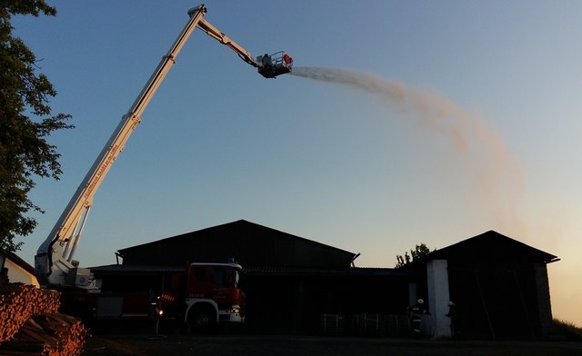 Sechs Feuerwehren übten gemeinsam in Tröbings. | Foto: FF