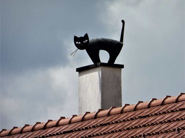 am Kamin - und die Störche sind dahin...