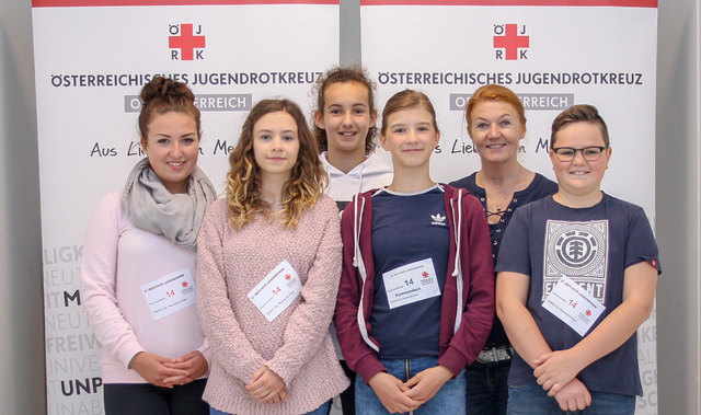 Sie vertreten das Innviertel beim Erste Hilfe Bundesbewerb in Kärnten | Foto: Jugendrotkreuz Oberösterreich