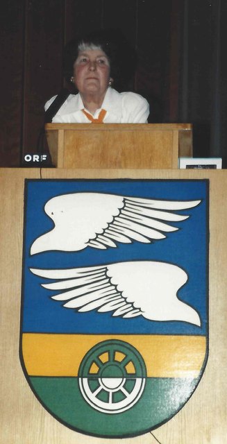 Recheis Käthe Ehrenring Kulturmedaille 13.3.1998 Foto Hans Aumayr