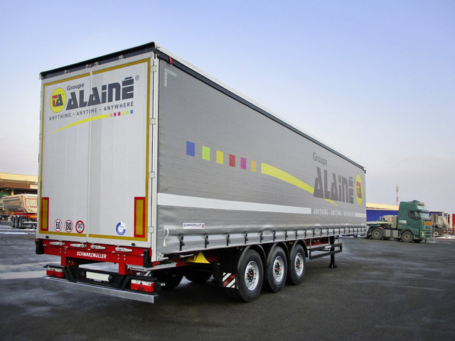 Alaine setzt mit 40 neuen Ultralight-Coil Fahrzeugen auf die Kompetenz von Schwarzmüller. | Foto: Schwarzmüller Gruppe
