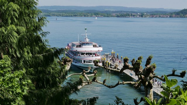 Anlegestelle in Mainau.