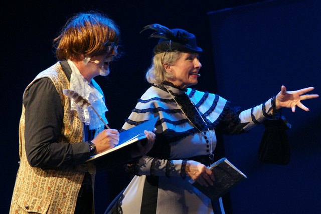 Vizebürgermeister Thomas Pfaffl schlüpfte auch in die Rolle des "Figlio".