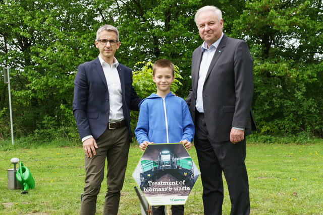 Klimaschutz: Konrad und Schützenhöfer (v.l.) engagieren sich. | Foto: steiermark.at/Streibl