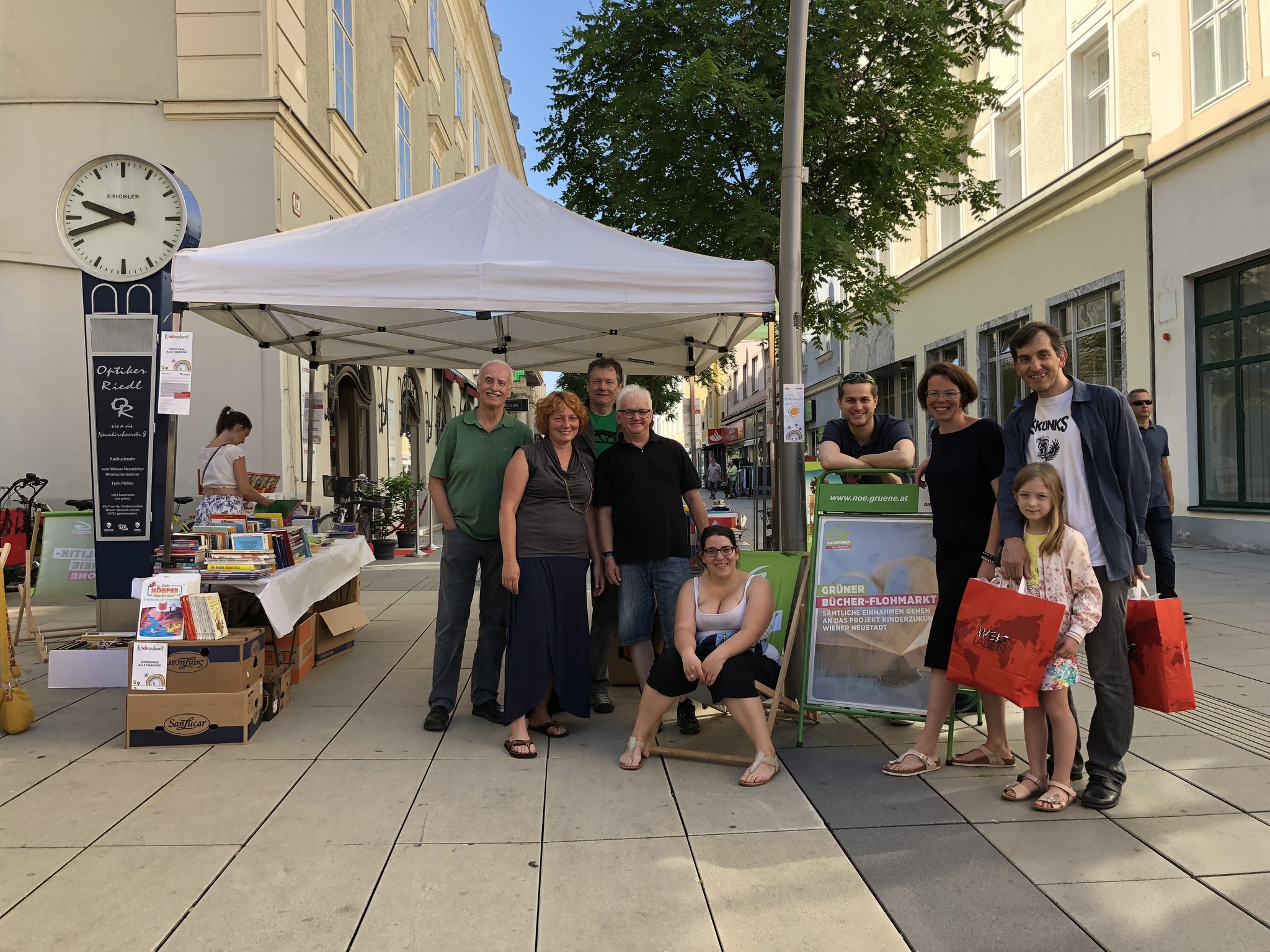 Bücherflohmarkt der Grünen Wiener Neustadt