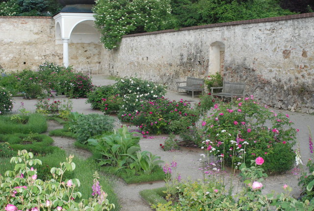 Der Kaisergarten in der Kartause Mauerbach.