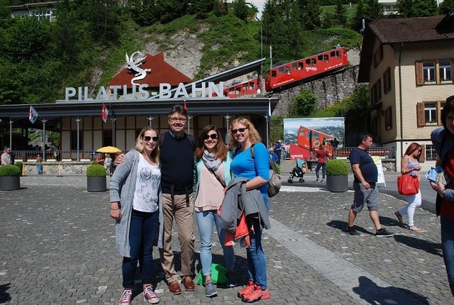 Fahrt mit der steilsten Zahnradbahn der Welt auf den Pilatus
