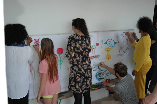 Die angebotenen "Kreativplätze" wurden gut frequentiert. | Foto: Jopera