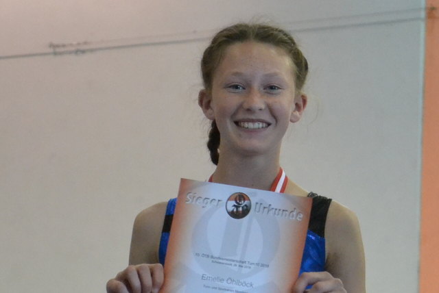Emelie strahlt über Platz 2