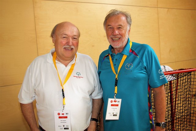 Marc Angelini und Heinz Tippl von Special Olympics