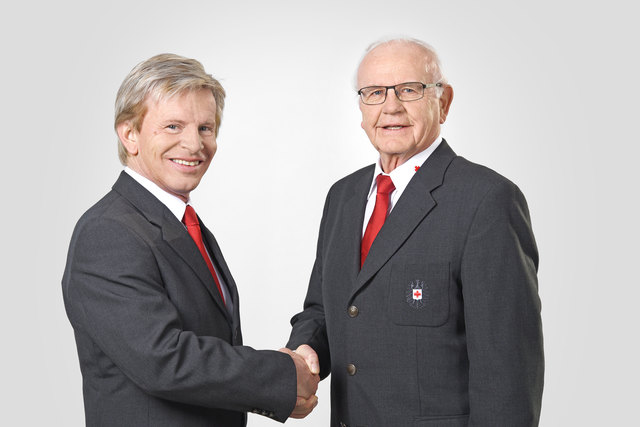 Bernhard Ploier folgt Peter Koits als Rotkreuz-Bezirksstellenleiter Wels nach. | Foto: RK Wels/Laura Fazeny