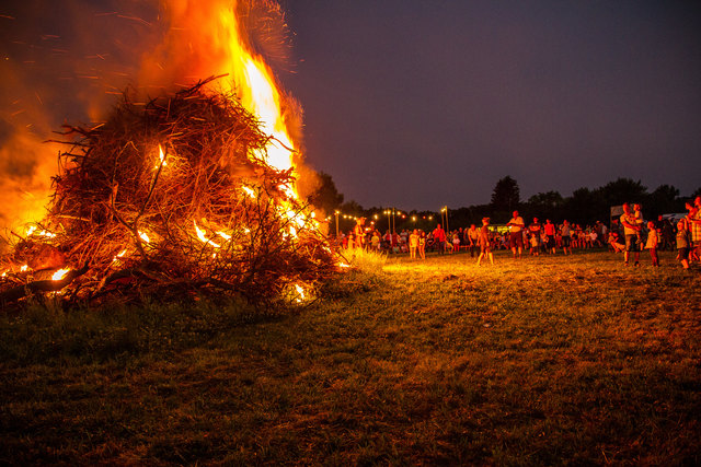 Auch im Hausruck wird das Feuer wieder entzunden. | Foto: privat