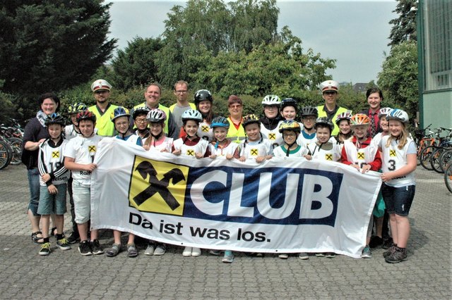 59 Schüler absolvierten ihre Fahrrad-Prüfungen in Purgstall an der Erlauf.