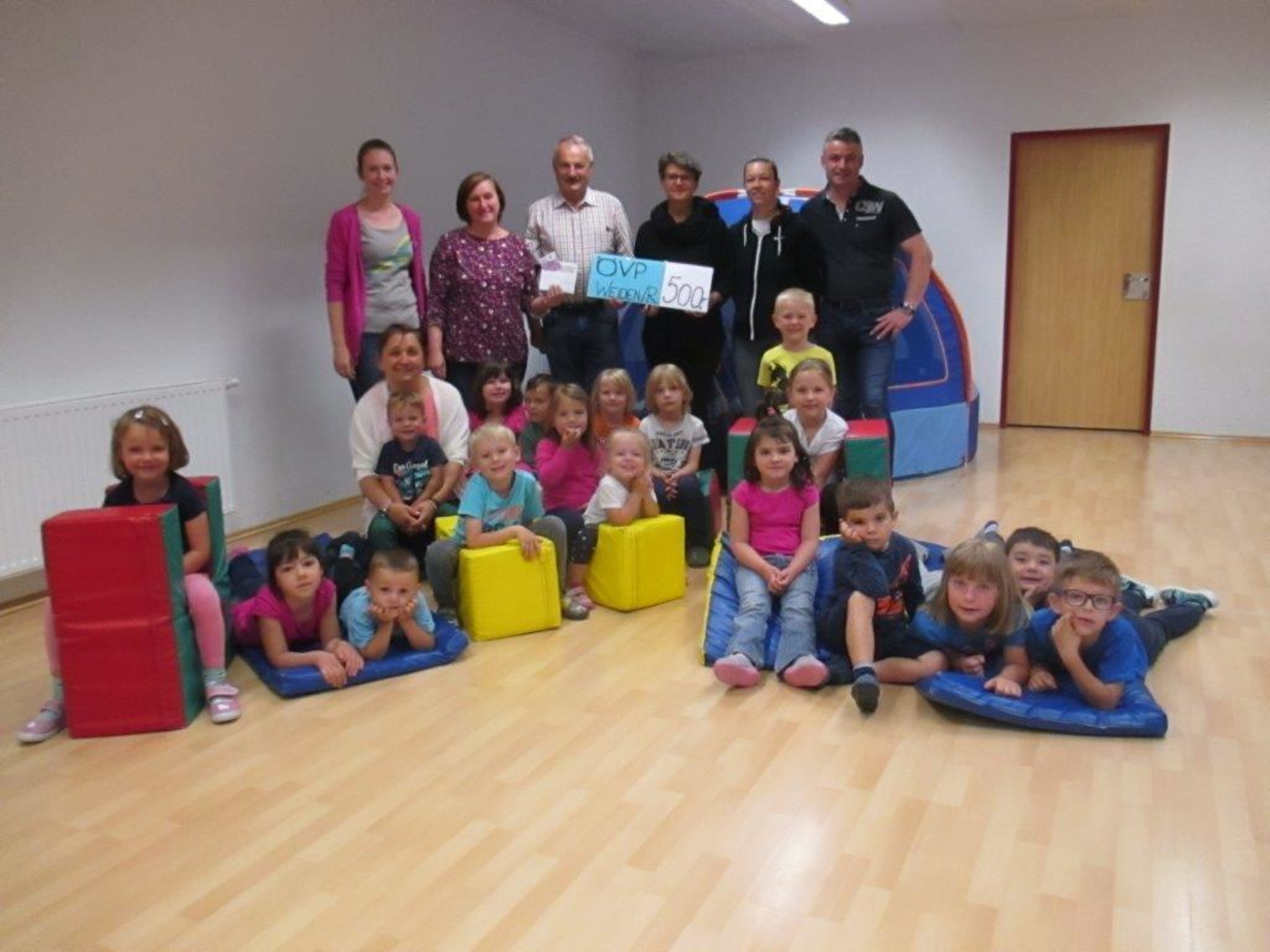 500 Euro für den Kindergarten Rumpersdorf - Oberwart