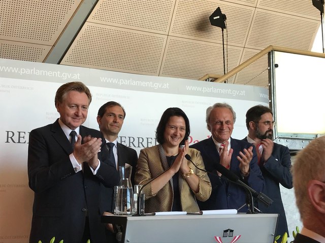 Andreas Karlsböck, Christian Ragger, Gudrun Kugler, Josef Höchtl und Fritz Schipper | Foto: Höchtl