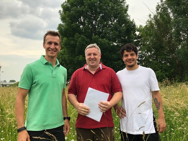 Patrick und Klaus Glavanics wollen mit Philip Hosiner ein Hotelprojekt in Zentrumsnähe realisieren.
