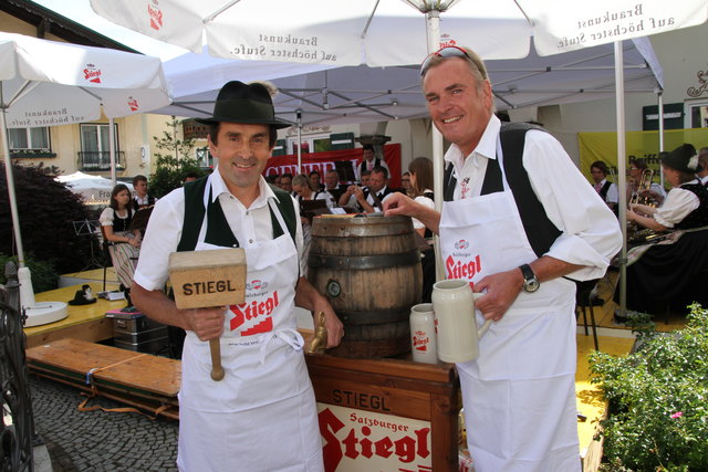 Vizebürgermeister Josef Eisl mit Alfred Feitzinger.