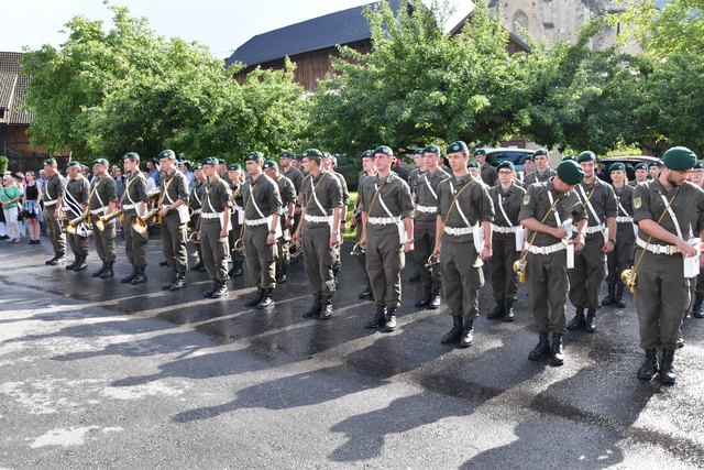 Die Militärmusik Kärnten spielte auf