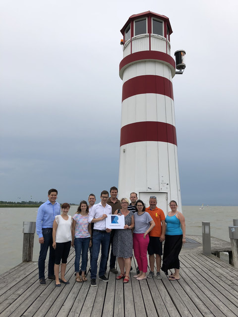 Markus Leitner, Isabella Potz, Denise Pecher, Christoph Redl, Kommunalrat-Koordinator Sascha Krikler, Ernst Tschida, Podersdorfs Bürgermeisterin Michaela Wohlfahrt, Christian Strommer, Dagmar Bründlmayer, Christian Temer, Danial Rasztovits | Foto: Krikler