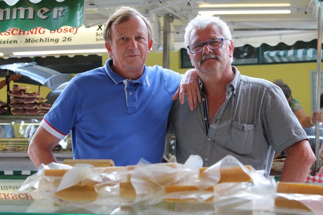 Marcus Kreusel mit Johann Bodner aus Tirol | Foto: WOCHE