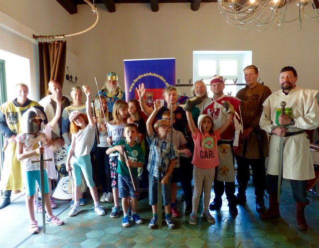 Der Ferdinandus Orden begab sich mit den Kindern auf Spurensuche nach einer Prinzessin und erlebte dabei allerhand Spannendes. | Foto: Ferdinandus Orden