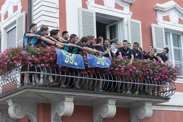 Die Fußballer des DSC durften 2015 bereits über den Meistertitel in der Landesliga jubeln. | Foto: DSC