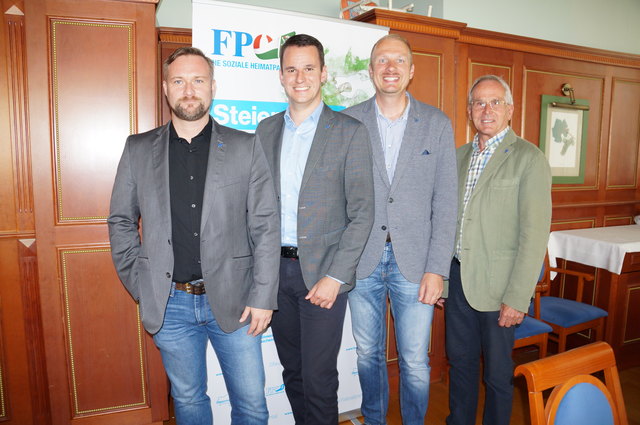 Wolfgang Fasching, Stefan Hermann, Markus Leinfellner, Alois Lipp