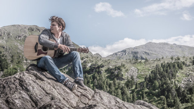 Flo Gruber präsentiert sein neues Album in Obdach. Foto: Sattler