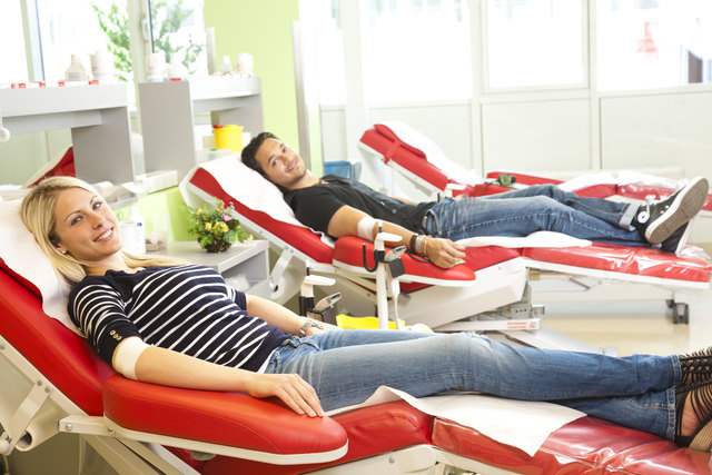 so entspannt ist Blut spenden