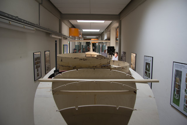 Die Flugboot-Vorderansicht mit T-Leitwerk in der HTL Villach | Foto: Krobath