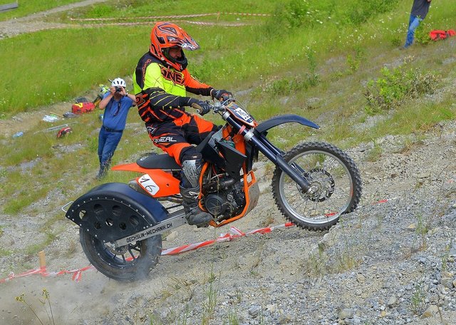 Unschlagbar am Gmanberg war in der Open-Klasse der Schweizer Marcel Köppel