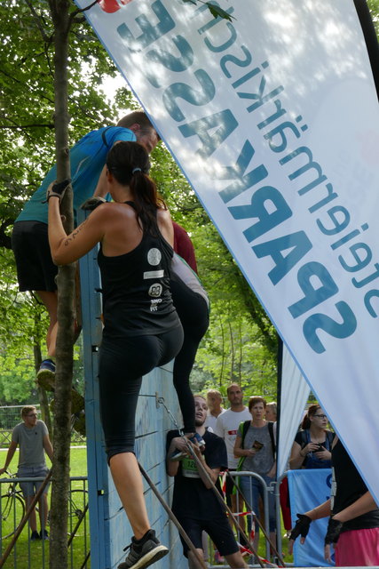WAND4 PLUS PANIER, Hindernis  im Grazer Augarten, Grazathlon