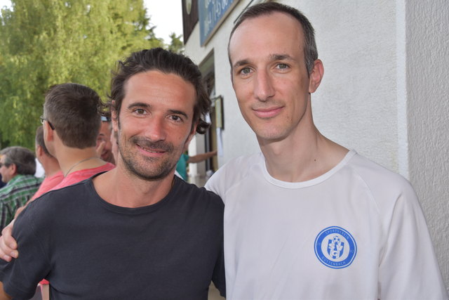 Ex-Profi Enrico Kulovits (links) und Trainer Armin Kulovits.