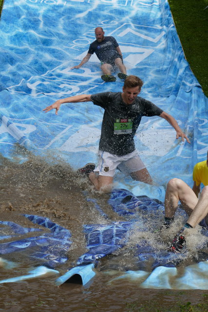 Wasserrutsche im Augarten Graz, Gratzathlon